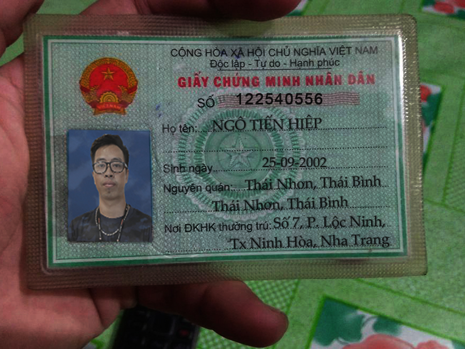Vietnam National Id Card